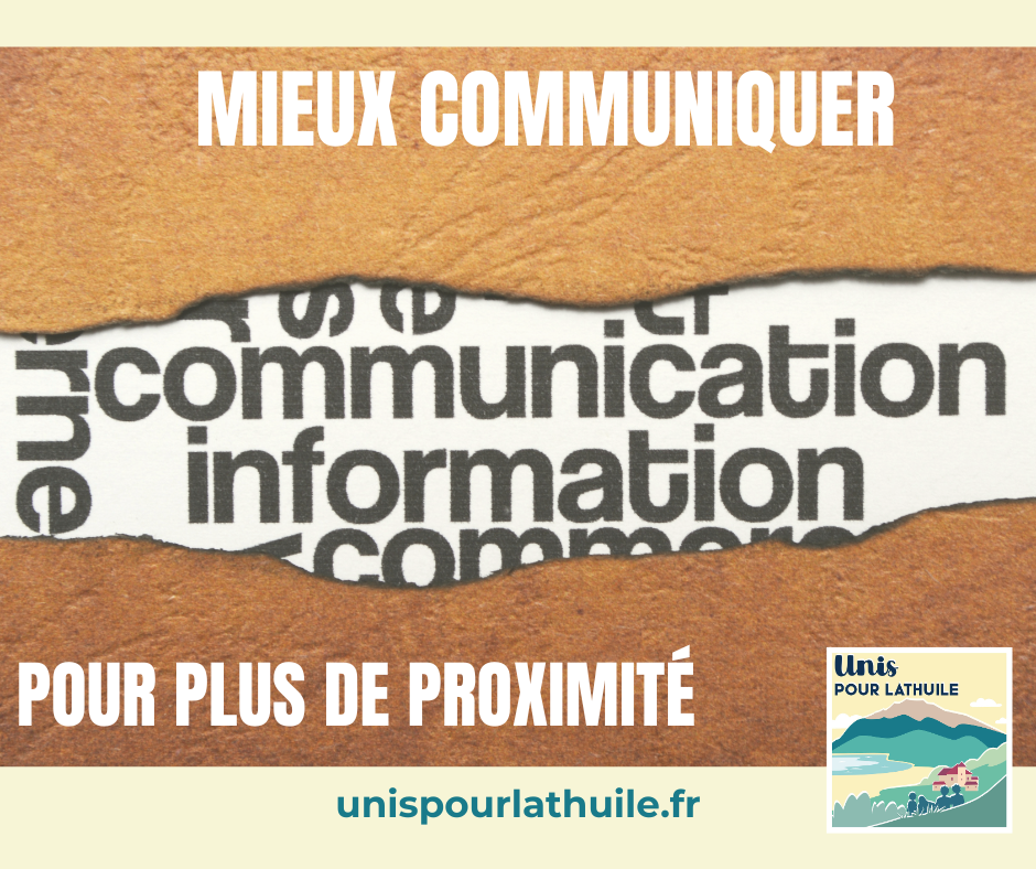 La communication municipale à Lathuile entre modernité et proximité