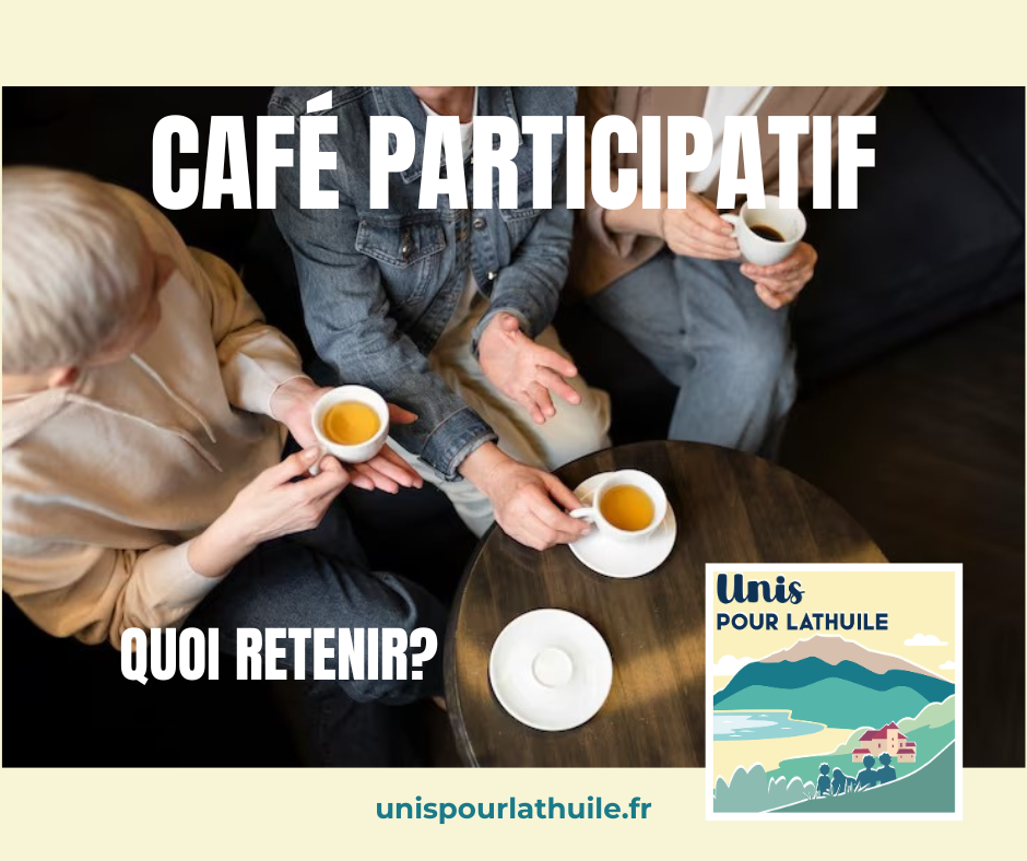 Café participatif du 10 janvier : merci pour vos idées !